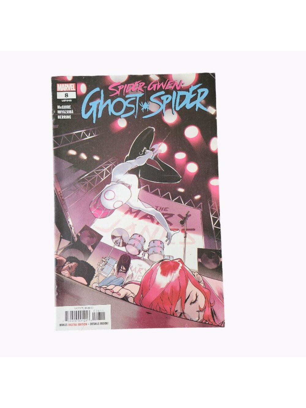 Marvel Spider-Gwen Ghost Spider Bengal Cover 2019 Comic Book Bagged Boarded